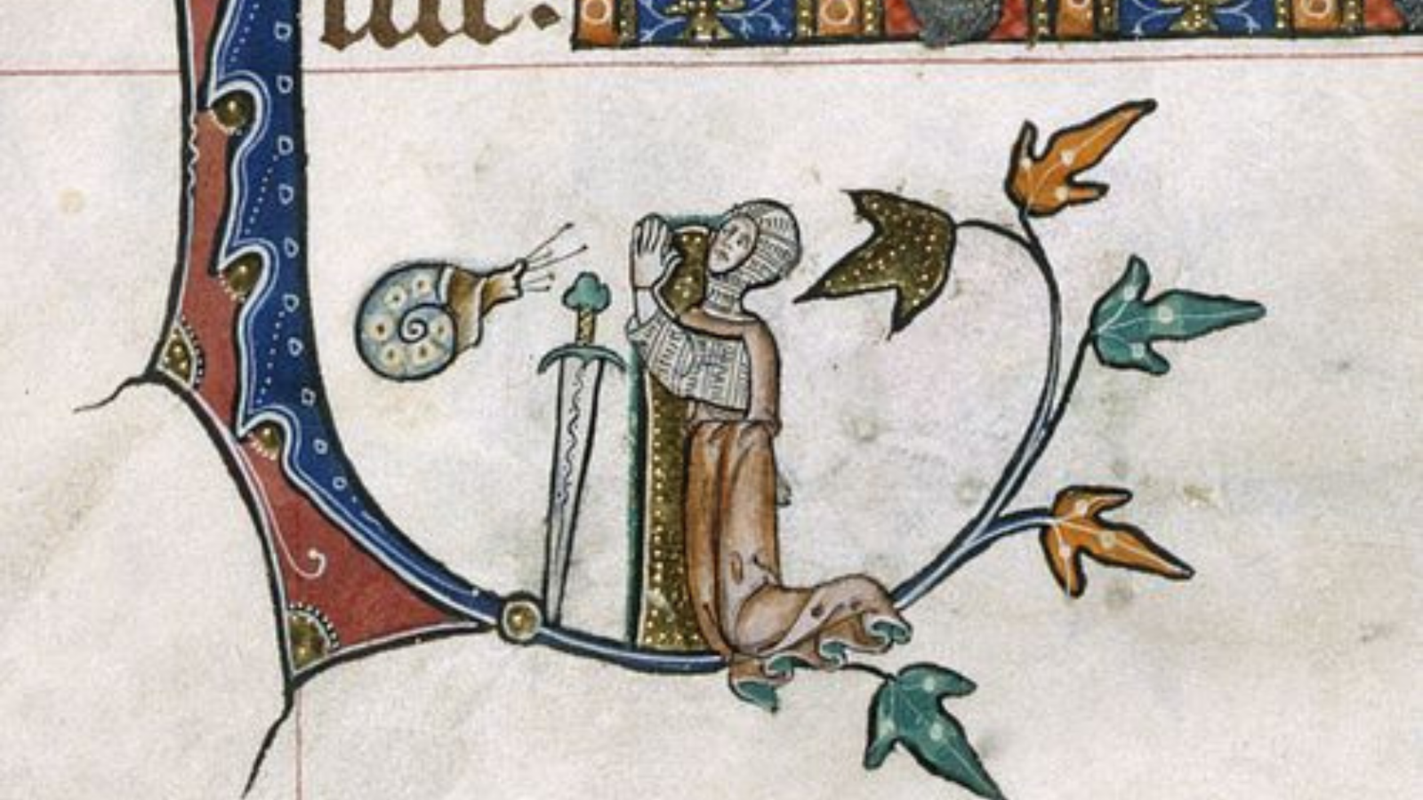 También del Salterio de Gorleston, Inglaterra (Suffolk), c. 1310-1324.