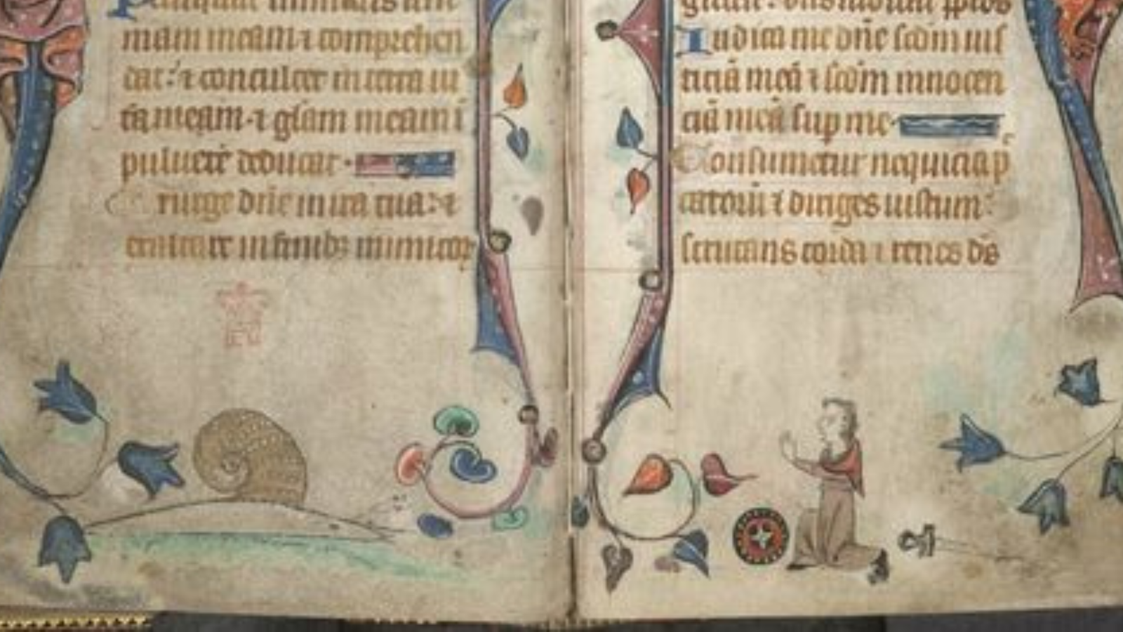 De un Libro de Horas fragmentario, Inglaterra, c. 1320-1330.