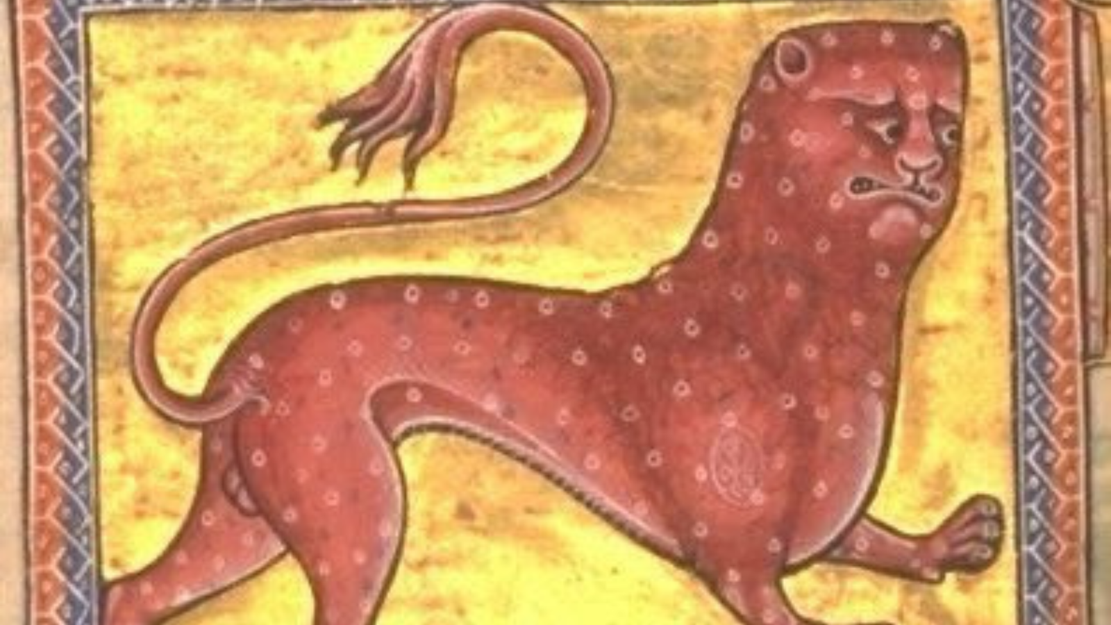 Leopardo. c. Siglo XII o XIII